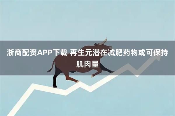 浙商配资APP下载 再生元潜在减肥药物或可保持肌肉量